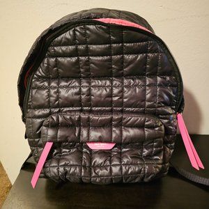 Kate Spade Puffy Pink and Black backpack